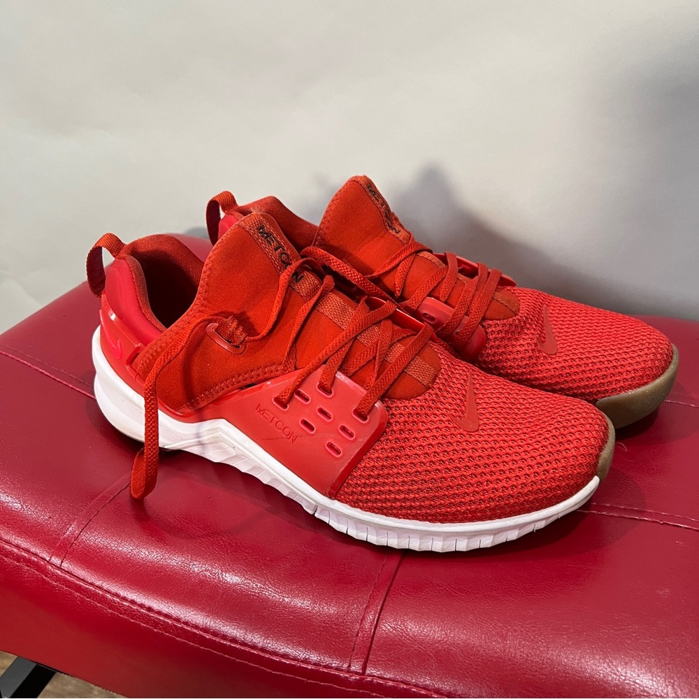 Nike Red Metcon Free 2 Training Shoes